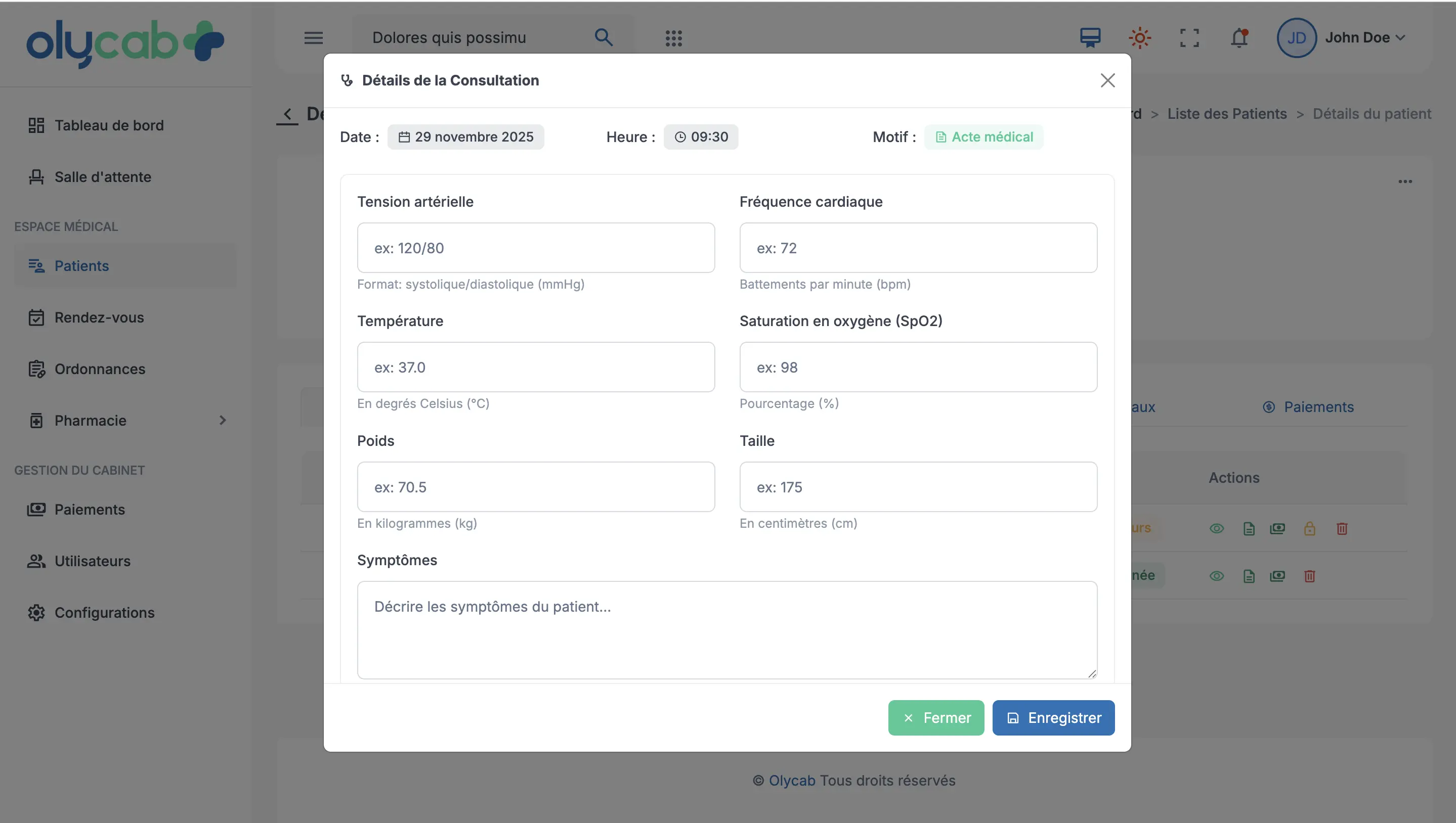 Dossiers Patients Électroniques